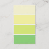 グリーン絵を描チモダンモノグラム個人通話 名刺 (裏面)