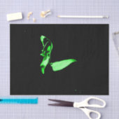 グリーン絵を描ティッシュペーパー 薄葉紙 (クラフト)