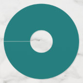 グリーン絵を描（ばちゃばちゃ）跳ねる-パーティー供給 –  ワイングラスタグ (裏面)