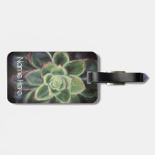 グリーン絵画吸肉カスタム体 ラゲッジタグ (裏面横)