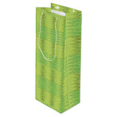 グリーン緩和曲線抱き枕 ワインギフトバッグ (正面アングル)
