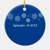 グリーン肝移植サバイバカスタムー休日 セラミックオーナメント (裏面)