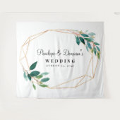 グリーン背景、写真フレーム、写真撮影小道具 タペストリー (正面(横))