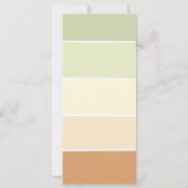 グリーン自然ズハウスウォーミングパーティの招待状 招待状 (裏面)