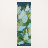 グリーン自然抽象芸術表現主義 ヨガマット (正面)