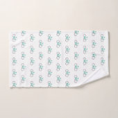 グリーン自転車に乗れる バスタオルセット (ハンドタオル)