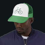 グリーン自転車のトラック帽 キャップ<br><div class="desc">可愛い緑の飾自転車このおもしろいトラック帽。手描きアートお前のためだ!私の店でデザインを!</div>