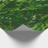 グリーン芝気にサービスラッピング紙 ラッピングペーパー (角)