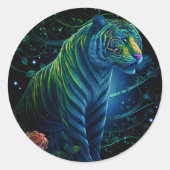 グリーン華美タイガー ラウンドシール (正面)