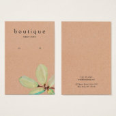 グリーン葉アイリング表示カード (正面&裏面)