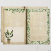 グリーン葉ガーデナーのジャーナル (正面/裏面)