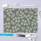 グリーン葉ティッシュペーパー 薄葉紙 (クラフト)