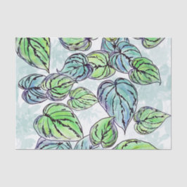 グリーン葉ティッシュペーパー 薄葉紙