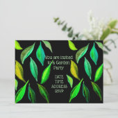 グリーン葉パーティー関数 招待状 (スタンド正面)