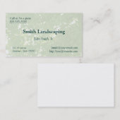 グリーン葉ファーフォーカス・ビジネス・カード 名刺 (正面/裏面)