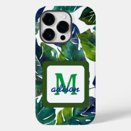 グリーン葉フィロデンドロン葉植物学 Case-Mate iPhone 14 PROケース