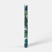 グリーン葉フィロデンドロン葉植物学 SAMSUNG GALAXYケース (右側面)