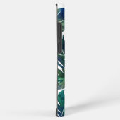 グリーン葉フィロデンドロン葉植物学 SAMSUNG GALAXYケース (右側面)