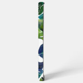 グリーン葉フィロデンドロン葉植物学 SAMSUNG GALAXYケース (左側面)