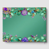 グリーン葉プリンプルジェムストーンズゲストブック ゲストブック (裏面)