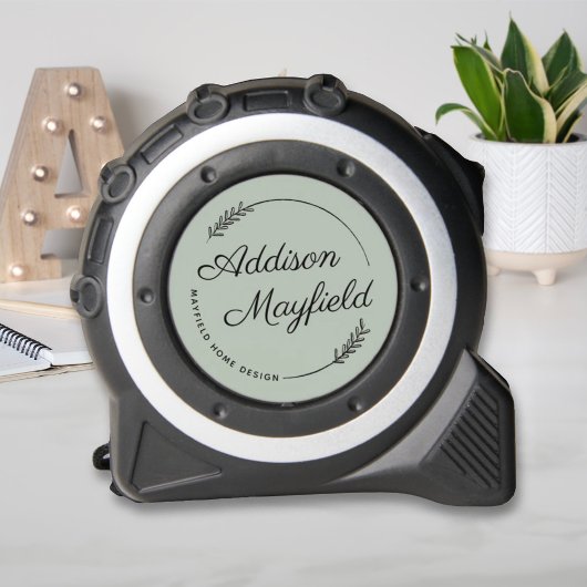 グリーン葉ローレルパーソナライズされた名ビジネス メジャー