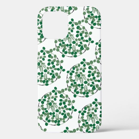 グリーン葉日本のデザイン Case-Mate iPhoneケース (裏面)