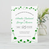 グリーン葉春結婚ズ 招待状 (スタンド正面)