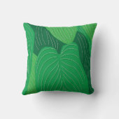 グリーン葉植物学 クッション (裏面)