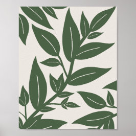 グリーン葉植物学 ポスター