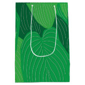 グリーン葉植物学 ミディアムペーパーバッグ (裏面)