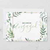 グリーン葉発表 案内状 (正面)