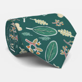 グリーン葉秋アイテムネックタイ ネクタイ (ロール)