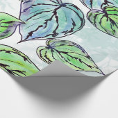 グリーン葉紙 ラッピングペーパー (角)