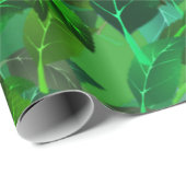 グリーン葉紙 ラッピングペーパー (ロールコーナー)