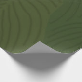 グリーン葉自然パターン ラッピングペーパー (角)