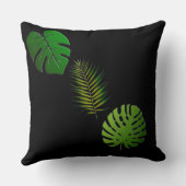 グリーン葉装飾用クッション クッション (裏面)
