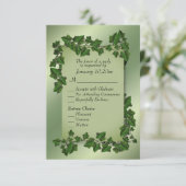 グリーン葉RSVP（エントリー選択付き） 出欠カード (スタンド正面)