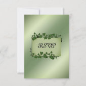 グリーン葉RSVP（エントリー選択付き） 出欠カード (裏面)