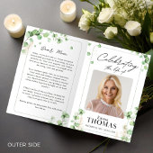 グリーン葬儀プログラム，サービスの順序， Foto チラシ