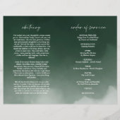 グリーン葬儀式折り畳みプログラム (裏面)