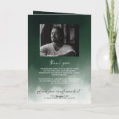 グリーン葬儀式折り畳みプログラム カード (裏面)