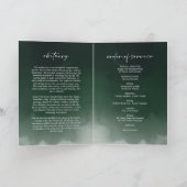 グリーン葬儀式折り畳みプログラム カード (内部)