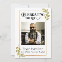 グリーン葬儀追悼式次第プログラム