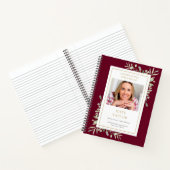 グリーン葬儀追悼記念祝賀会のゲストブック ノートブック (内部)