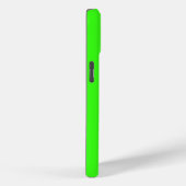 グリーン蛍光ネオン モノグラム Case-Mate iPhoneケース (裏面 / 右)