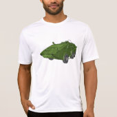 グリーン装甲軍用車両 Tシャツ (正面)