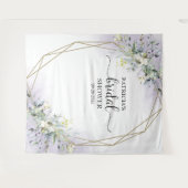 グリーン装飾のウェディングシャワーの背景　撮影小道具 タペストリー (正面(横))