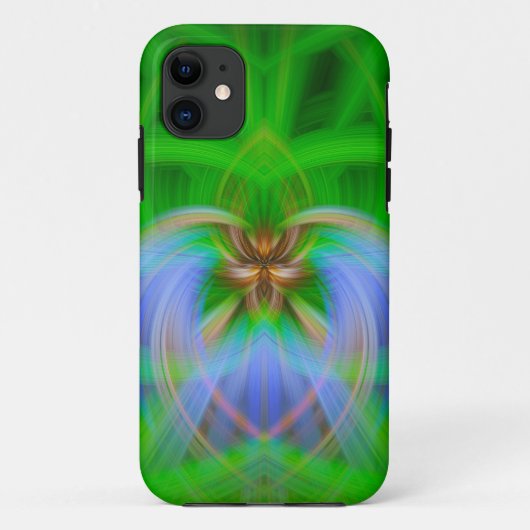 グリーン複雑 Case-Mate iPhoneケース (裏面)