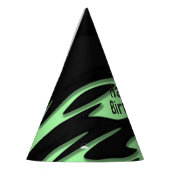 グリーン誕生日 パーティーハット (左)