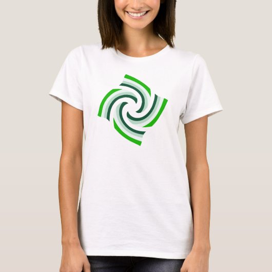 グリーン調和 Tシャツ (正面)
